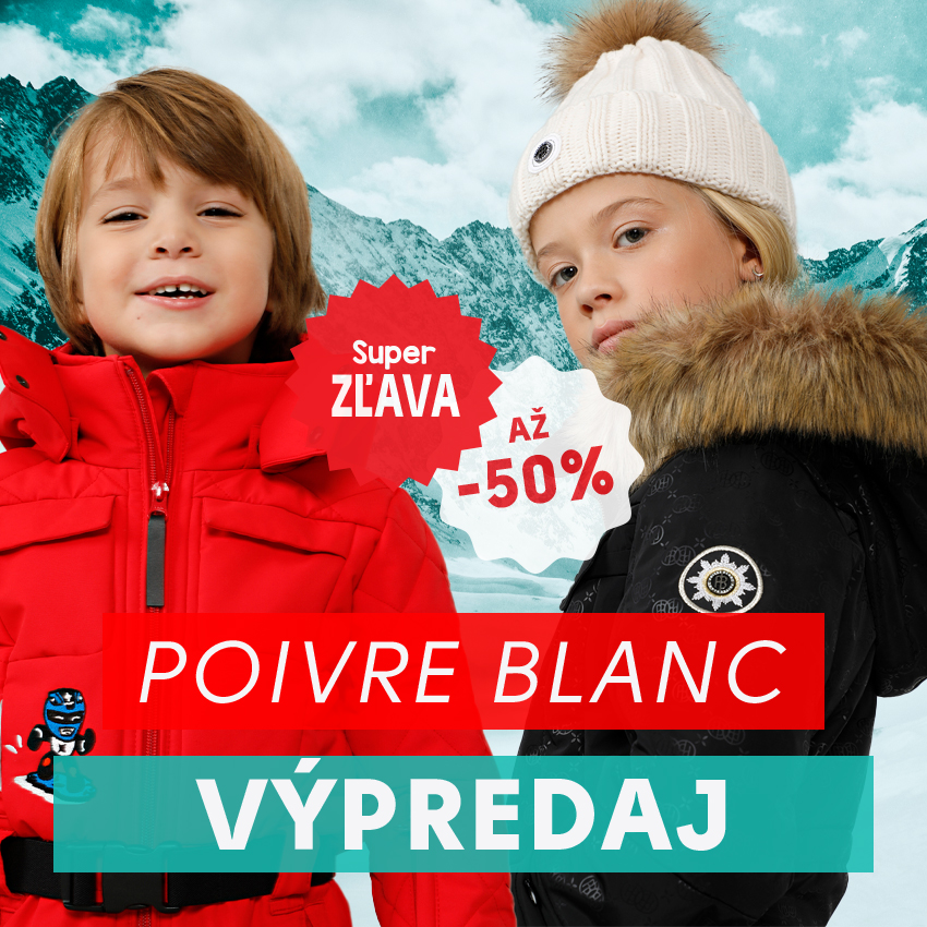 Zimní a lyžařské kolekce Poivre Blanc až -50%